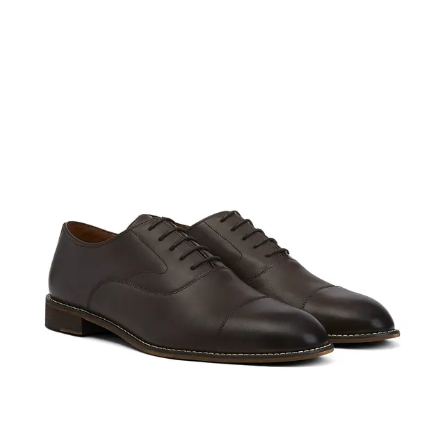 Men’s Brown Leather Oxford Shoes – Humphrey