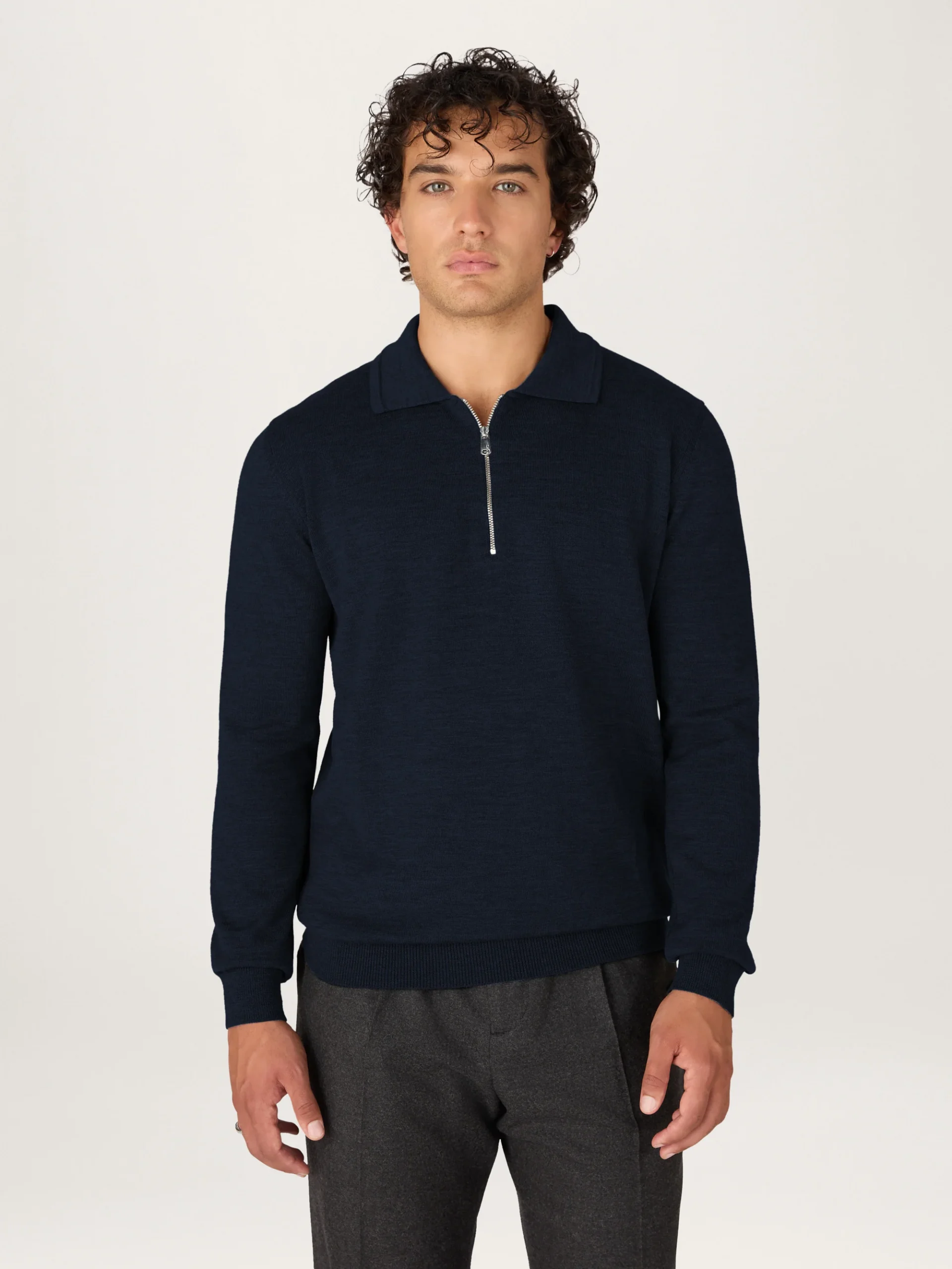 The Lightweight Easy Zip Sweater