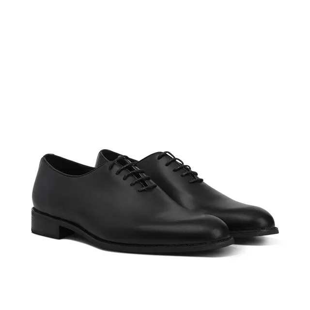 Men’s Black Leather Oxford Shoes – Mitchell
